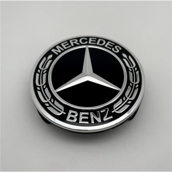 NEW Set of 4 Mercedes Benz Wheel Center Caps 75mm - Picture 4 of 7